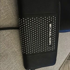 Michael Kors Black Studded Wallet
